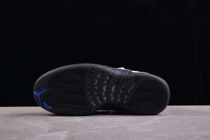 AIR JORDAN 12 RETRO BLACK AND BLUE