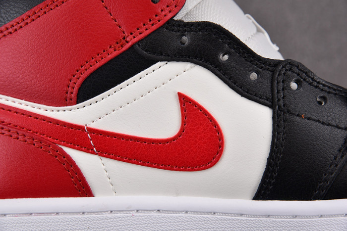 Jordan 1 Mid Gym Red Off Noir (Women