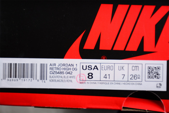 Jordan 1 Retro High OG Royal Reimagined DZ5485-042