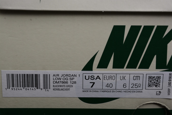 Fragment Design x Travis Scott x Air Jordan 1 Retro Low Green Black White DM7866-128