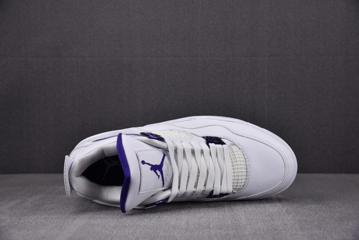 Air Jordan 4 Retro “Pure Money” white purple CT8527-115
