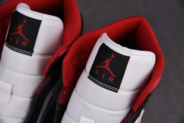 Jordan 1 Mid Gym Red Black White 554724-122