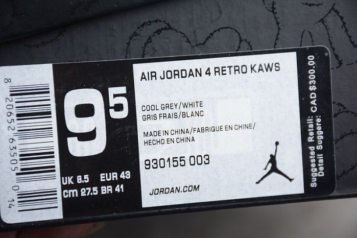 AIR JORDAN 4 RETRO "KAWS" 930155-003