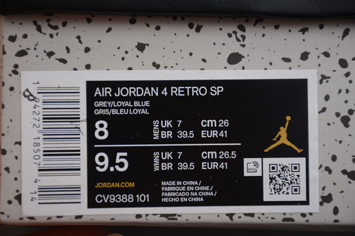 Latest OFW x Air Jordan 4 Retro CV9388-101