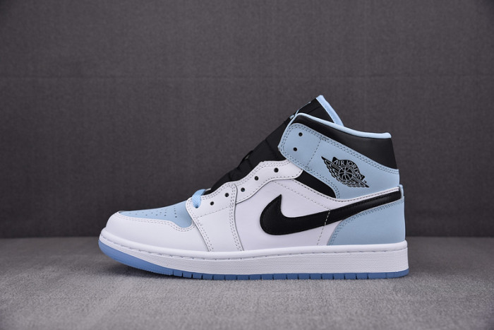 Air Jordan 1 Mid White Blue Black DV1308-104