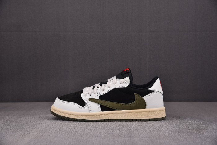 Toddler TRAVIS SCOTT X AIR JORDAN 1 LOW OG PS ''OLIVE'' DZ5909-106