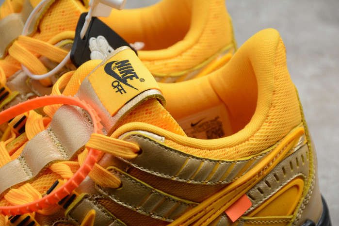 OFW x Nike Air Rubber Dunk “University Gold CU6015-700