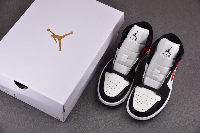 Jordan 1 Mid Gym Red Off Noir (Women