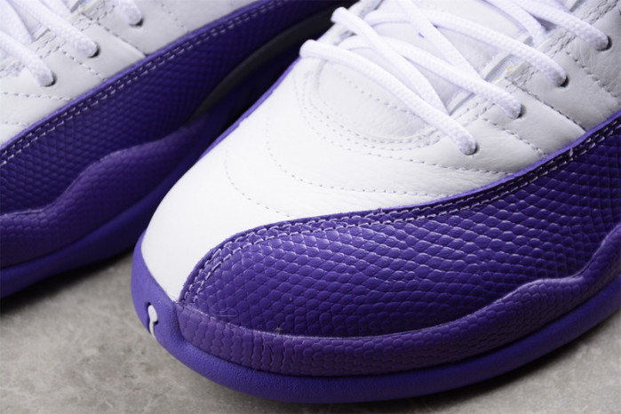 AIR JORDAN 12 RETRO WHITE AND PURPLE