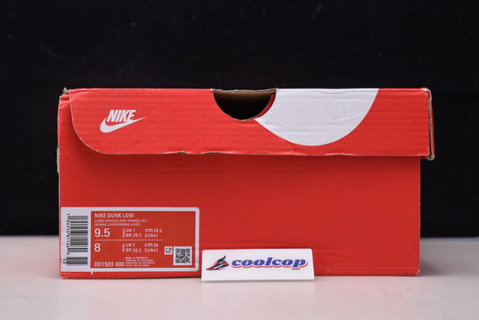 NIKE DUNK LOW LASER ORANGE (W) DD1503-800